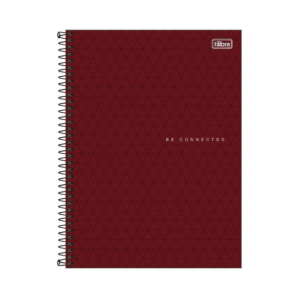 Caderno Espiral Capa Plástica 1 Matéria - 80 Folhas - Connect Neon Masculino - Tilibra