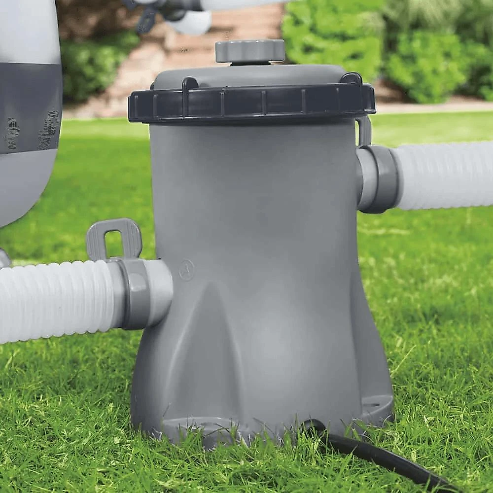 Piscina Estrutural 4.678 Litros Steel Pro + Capa + Filtro Bestway 127V