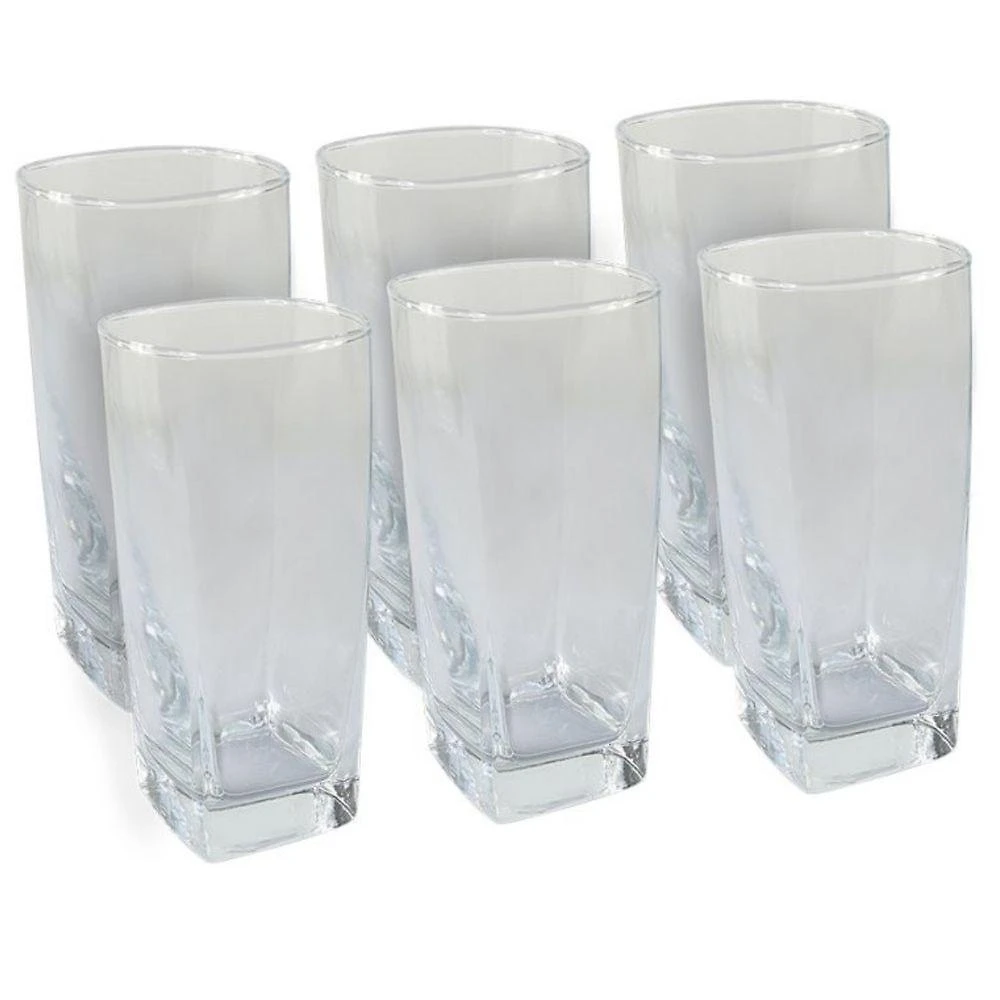 Copo De Vidro 320ml Premium Kit Completo Com 6 Unidades