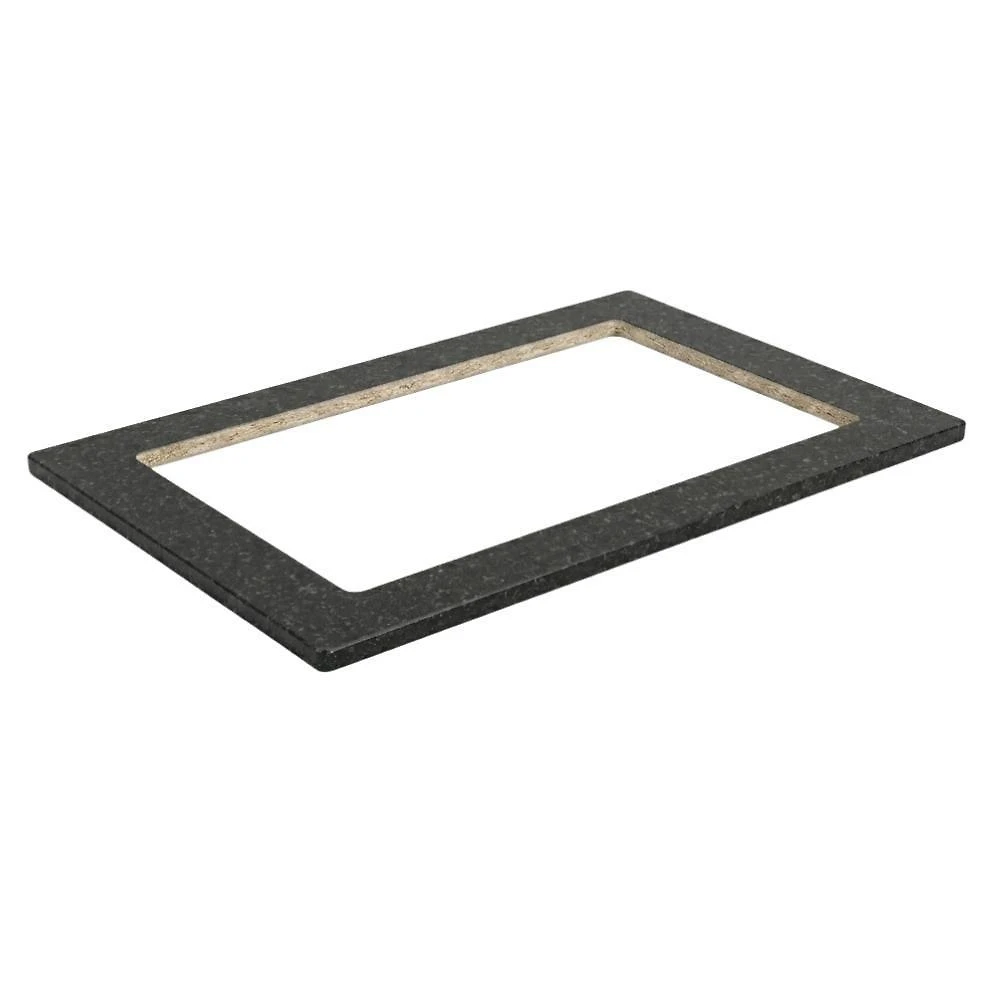 Tampo para Balcao Cooktop Kali Premium MDF 80CM Preto Nicioli Móveis