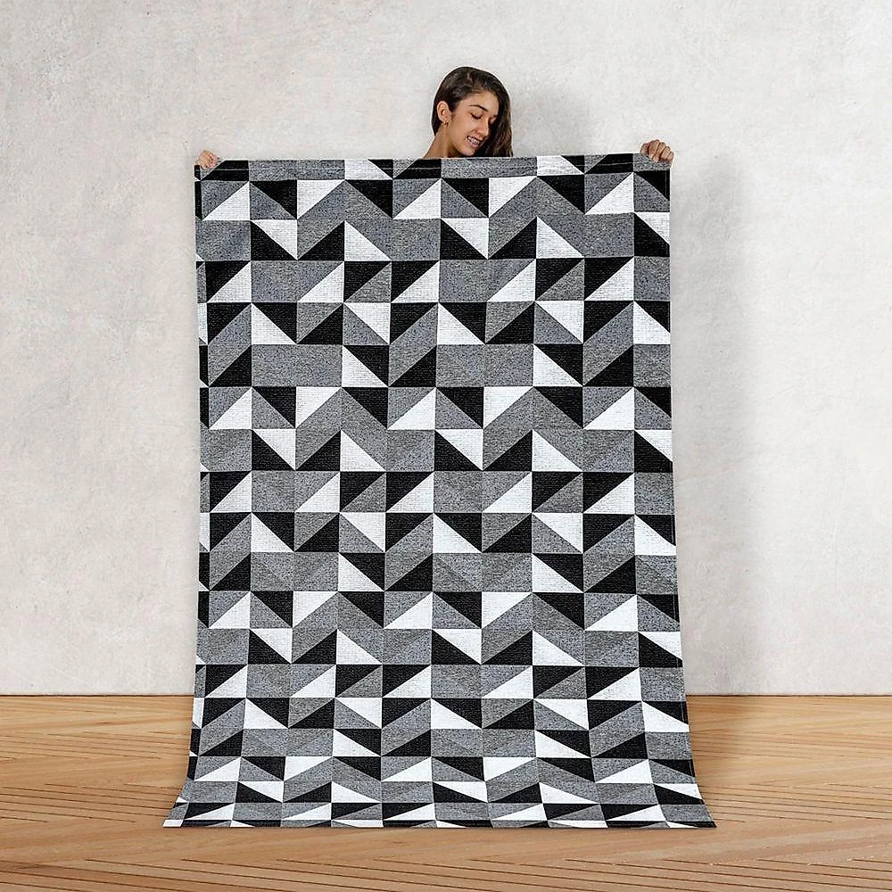 Tapete Em Tecido Jacquard Com Látex 1,35 M X 1,00 M 75% Algodão, 25% Poliéster - Dallas Preto webcontinental-7898710697244