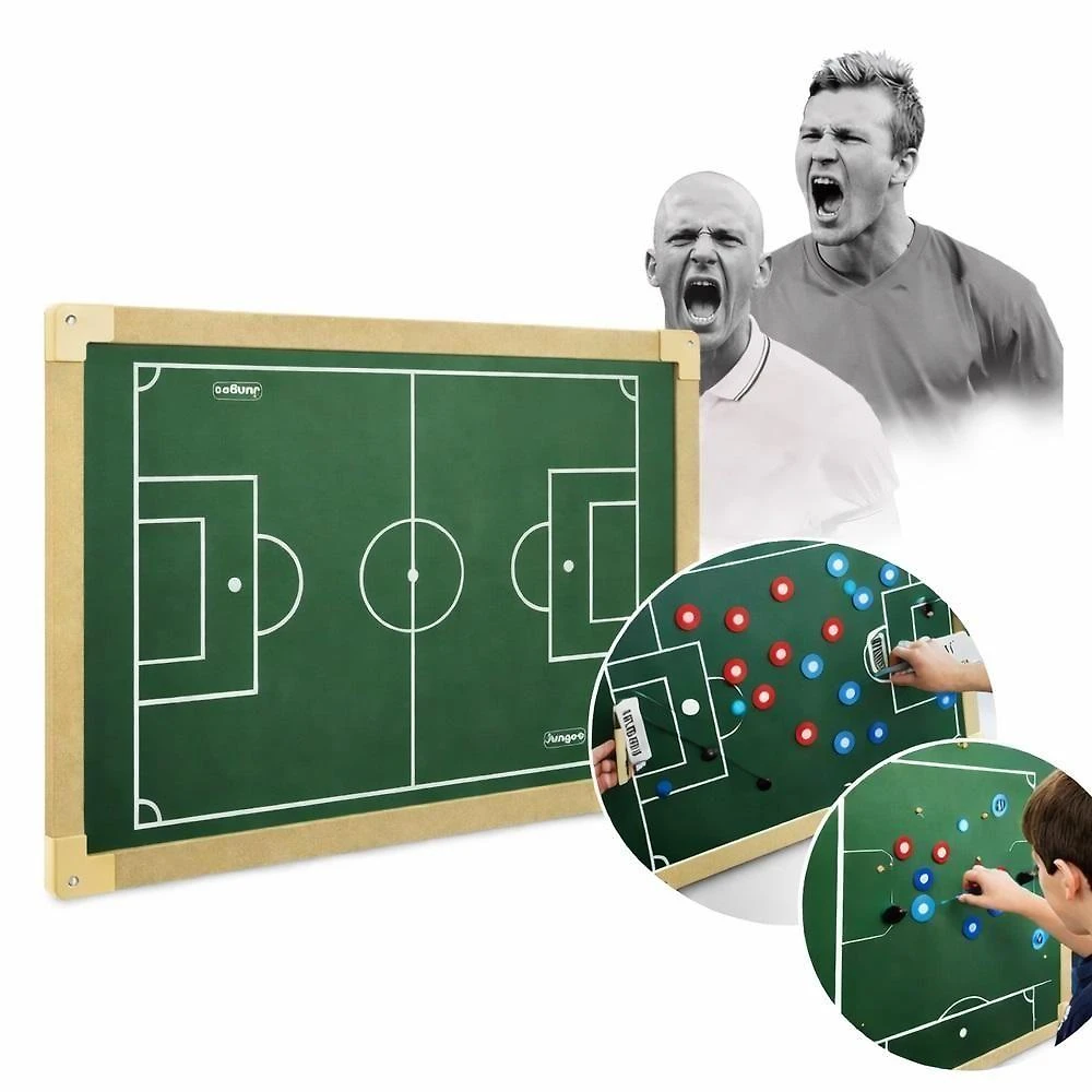 Campo de Futebol de Botao 40x60cm Tabuleiro Society Educativo MDF Quadro Verde Jogo Divertido