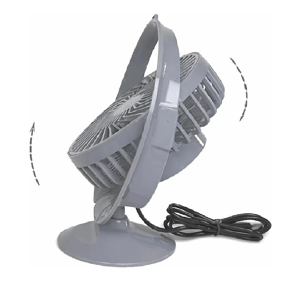 Ventilador de Mesa Yeet 7,5W 2 Velocidades Cinza Usb Notebook Bivolt