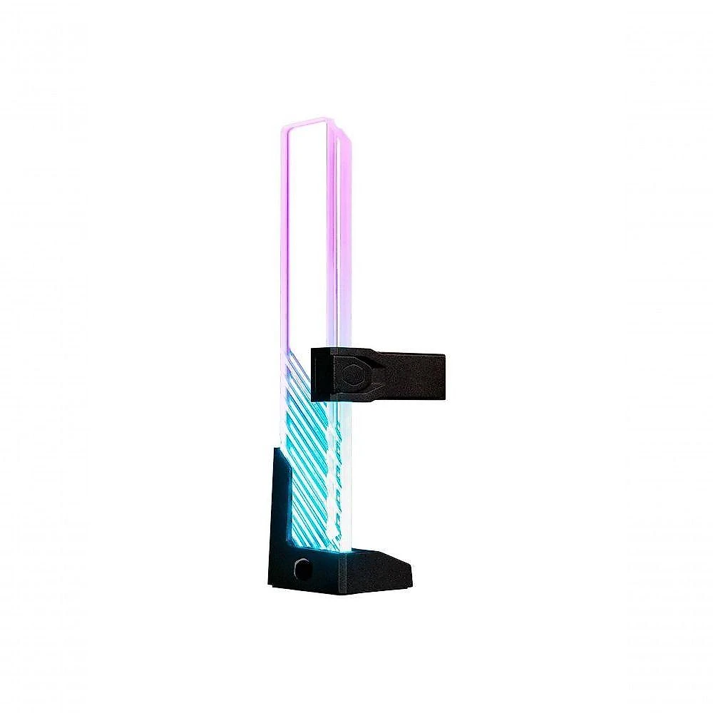 Suporte Universal para Placa de Vídeo MCA-U000R-GSBTG-00 com Vidro Temperado e Iluminação ARGB