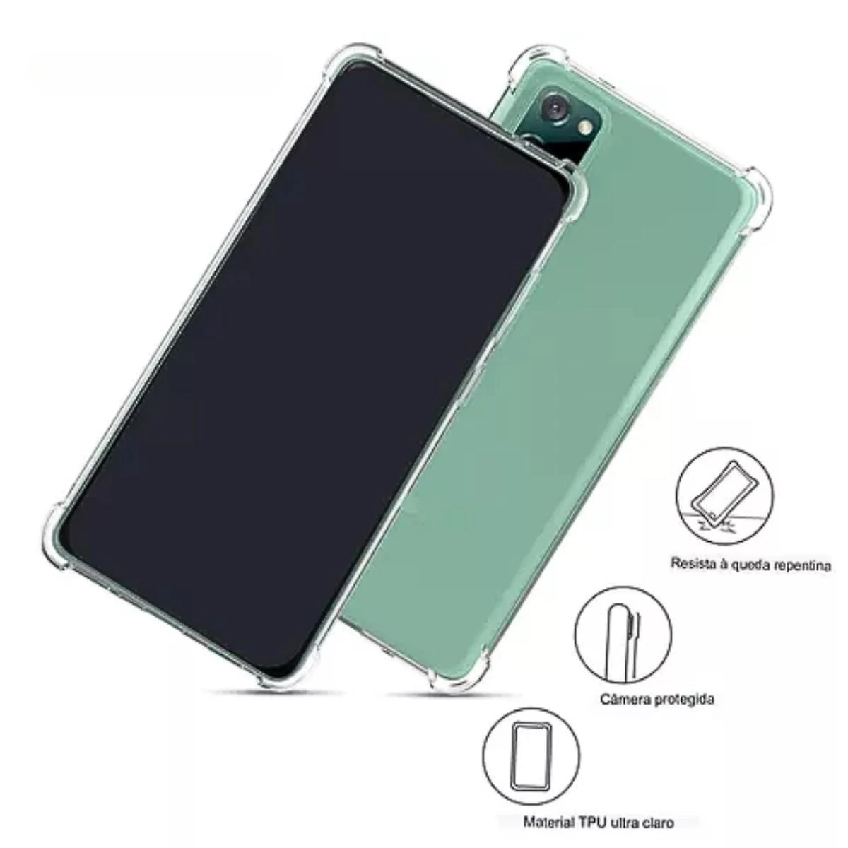 Miniatura Capa Capinha Antishock Moto G55