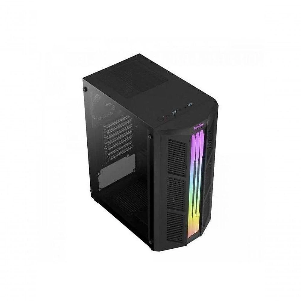 Gabinete Gamer Aerocool Prime Rgb com Vidro Temperado Usb 3.0 Preto