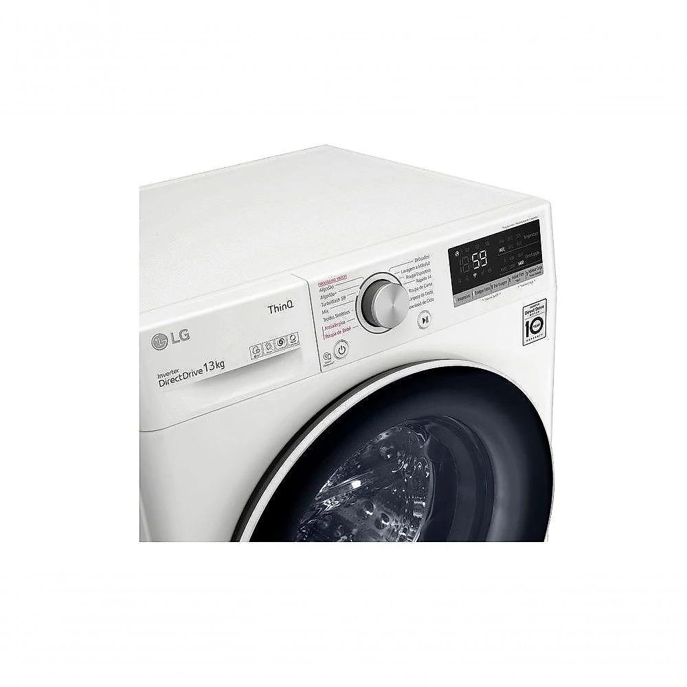 Lavadora Smart LG VC4 13KG Branco Com IA AIDD FV5013WC4A 220V