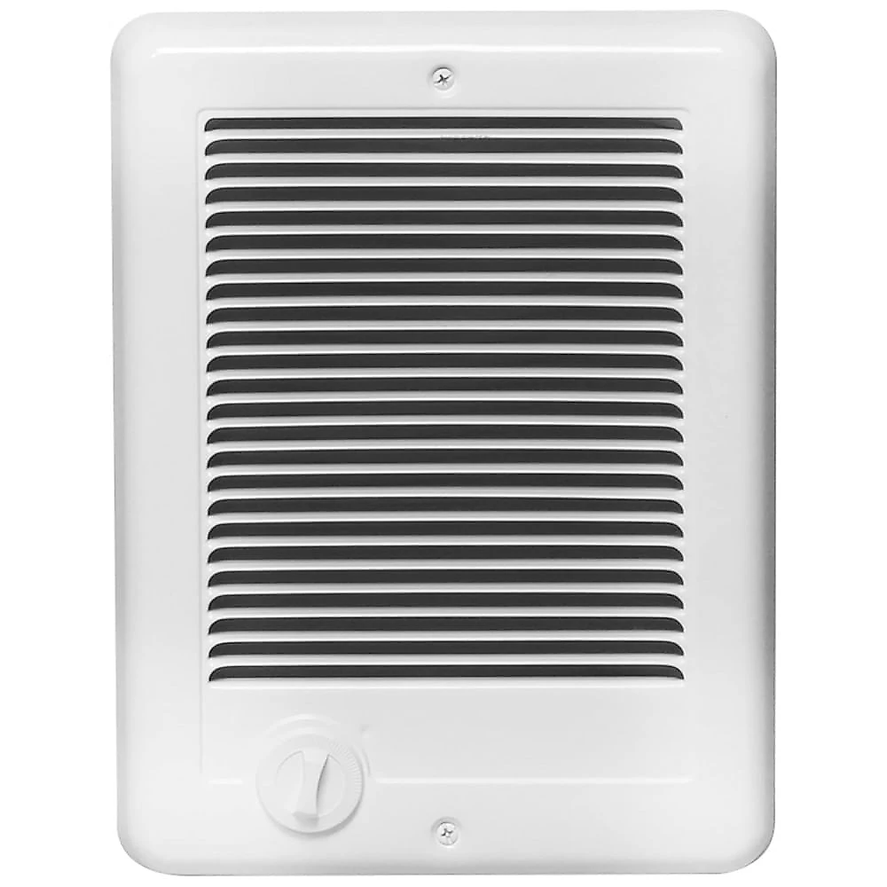 Aquecedor de Parede Cadet Com-Pak CSC102TW Branco Completo 1000W 3415 BTU Termostato Ventilador Centrifugo 240V