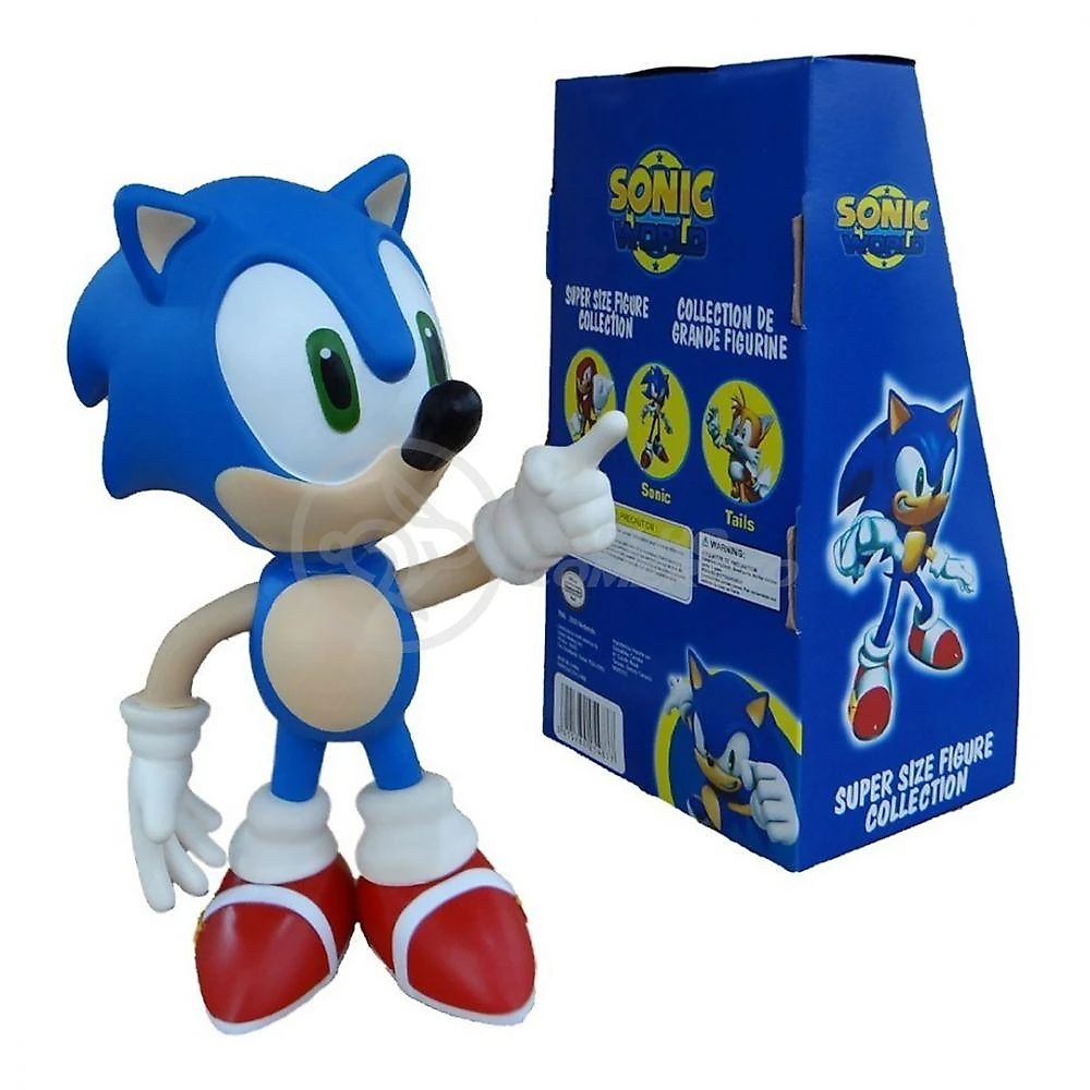 Boneco Action Figure Sonic Articulado 23cm