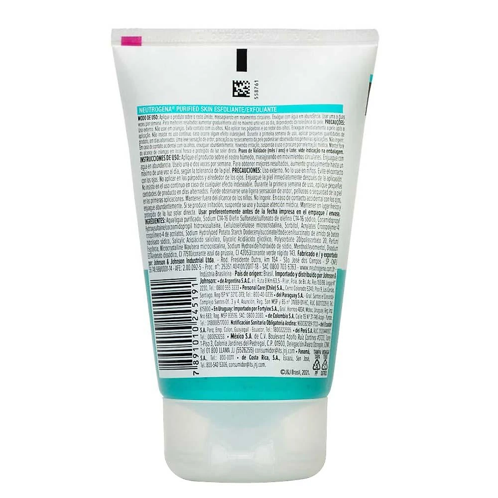 Esfoliante facial neutrogena - purified skin 100g