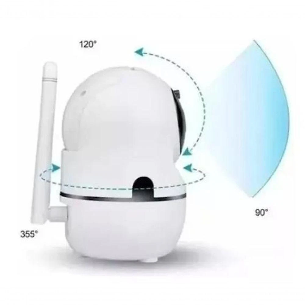 Babá Eletrônica Robozinho 360º Hd Noturno, Monitoramento
