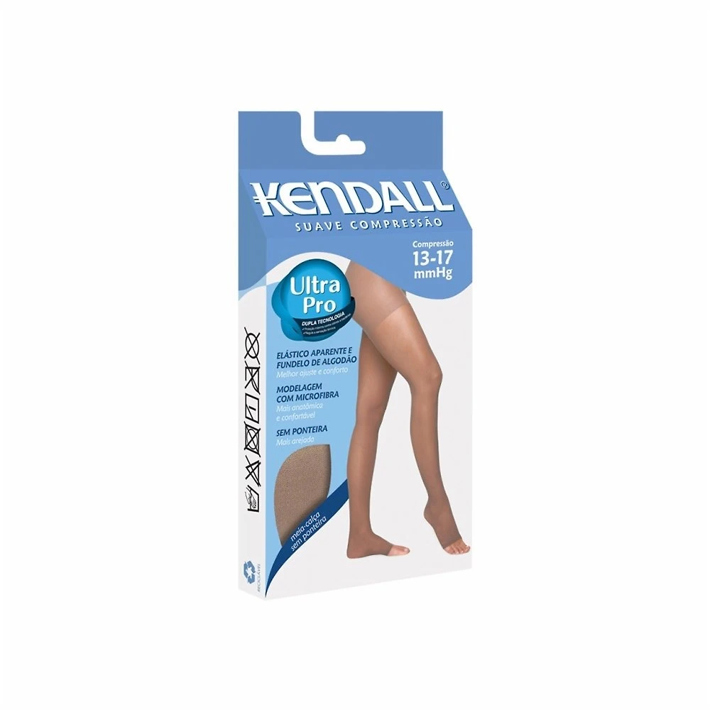 Meia Calça Sem Compressão Kendall Sem Ponteira Mel