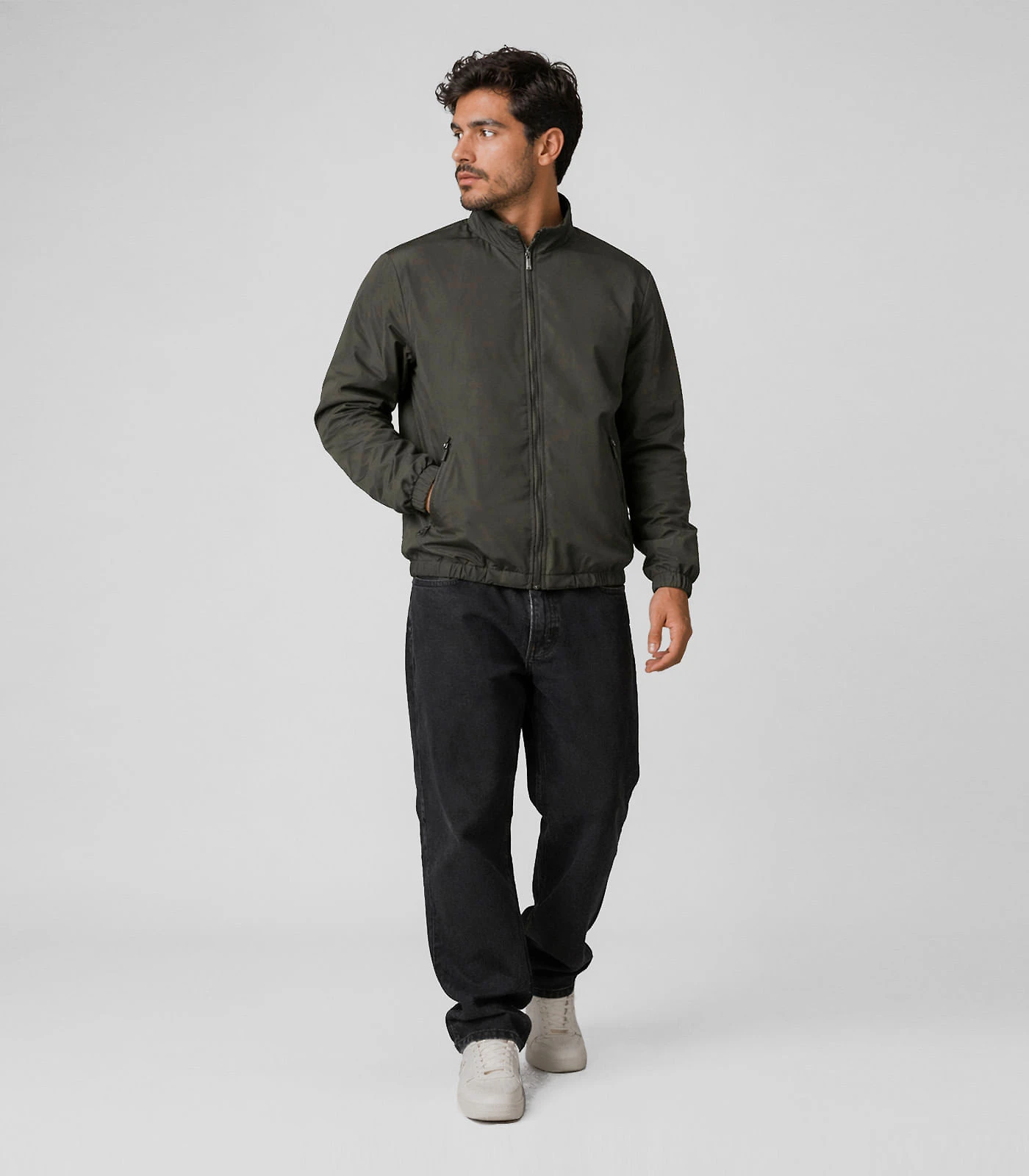 Miniatura Jaqueta Masculina Forrada Em Nylon Sea Surf Verde G
