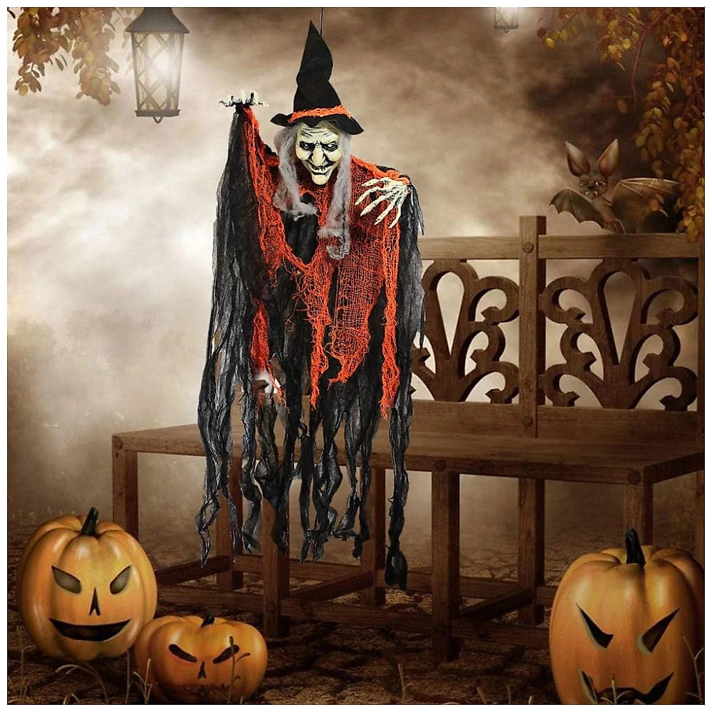 Kit Fantasmas de Pendurar para Decoração de Halloween, 3 UN