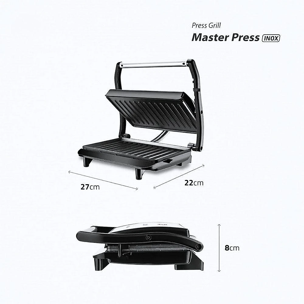 Kit Batedeira Liquidificador e Grill 110V Preto Mondial