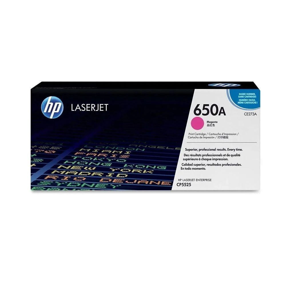 Toner Original Hp Cp5525 650a Magenta - Vermelho Ce273a