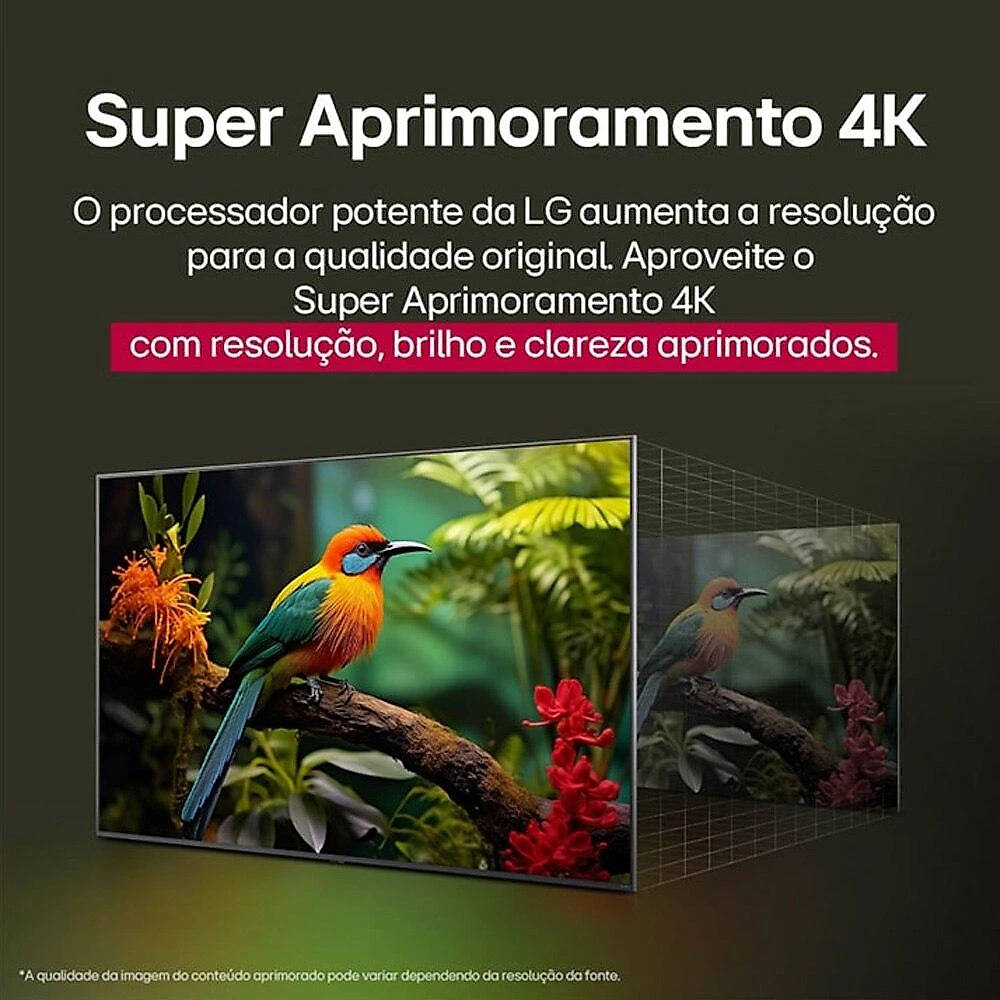 Smart TV LG 60 Polegadas UHD AI 4K UA85 2025