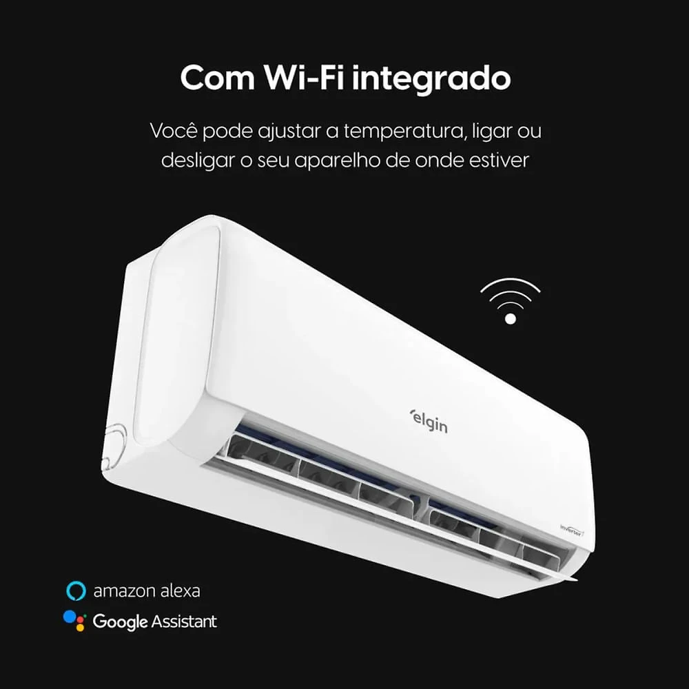 Ar Condicionado Eco Inverter II Split 9000 BTUs Frio Elgin 220V