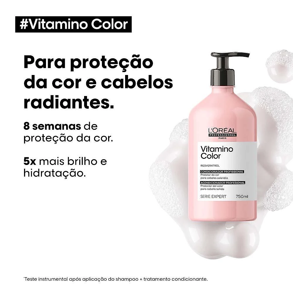 L’oréal professionnel vitamino color condicionador para cabelos coloridos 750ml