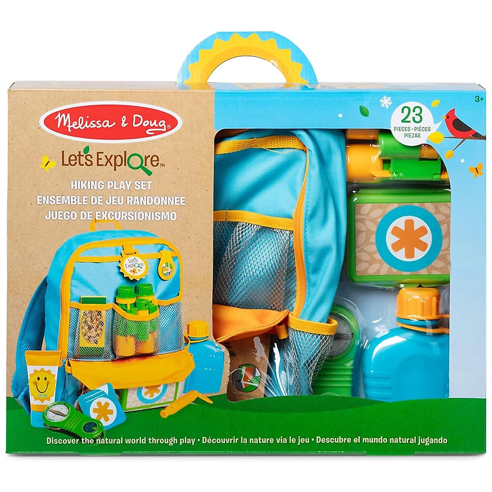 Mochila Infantil para Aventuras com 23 Peças para Crianças Acima de 3 Anos, Melissa & Doug