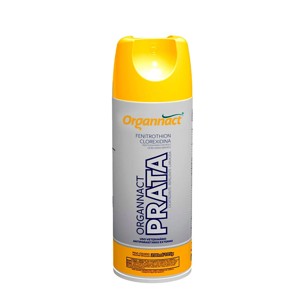 Organnact Prata Antiparasitário Spray 200ml