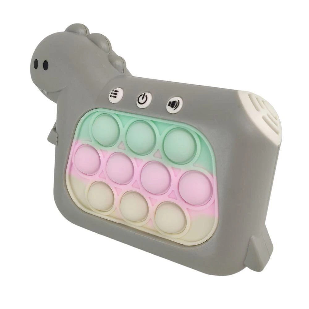 Pop It Mini Game Interativo Dinossauro Som Luzes Anti Estresse Sensorial Fidget Crianla Toy Portatil Divertido