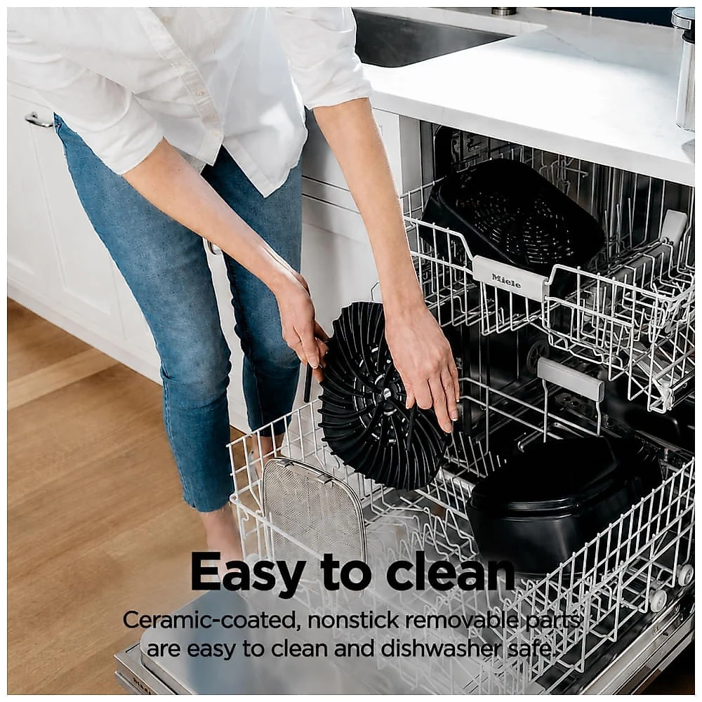 Grill Interno Ninja Foodi Smart 5-em-1 com Air Fryer 3,8 L LG451BK Preto — Grelha, Assa, Desidrata e Doura
