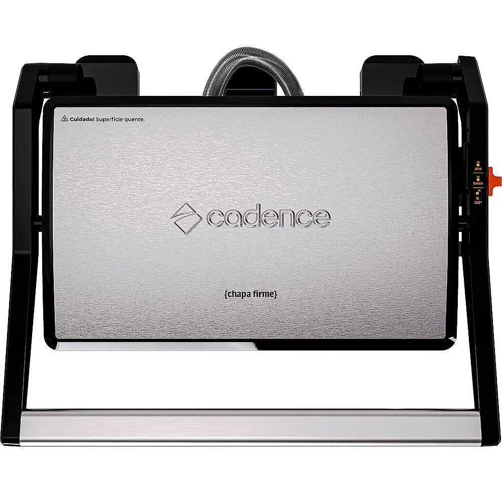 Grill Cadence Inox Chapa Firme 220V