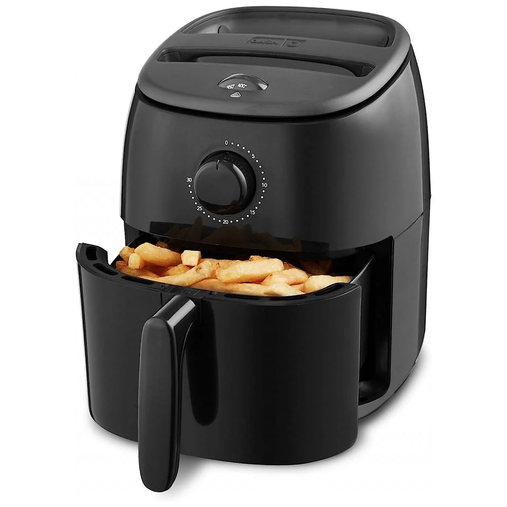 Fritadeira elétrica Airfryer com controle de temperatura, cesta antiaderente, guia de receitas recurso de ...