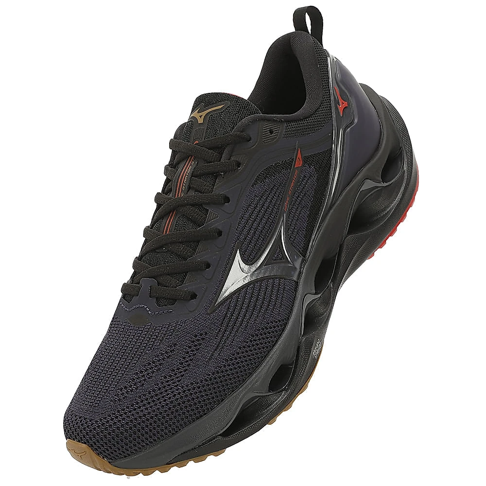 Tênis de Corrida Mizuno Wave Stratos 3 Masculino 38 Preto