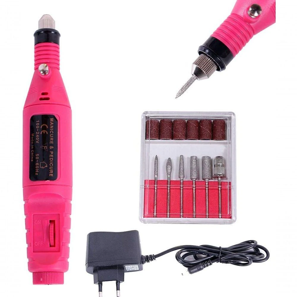 Lixadeira Unha Lixa Elétrica Profissional Bloco Motor Bivolt