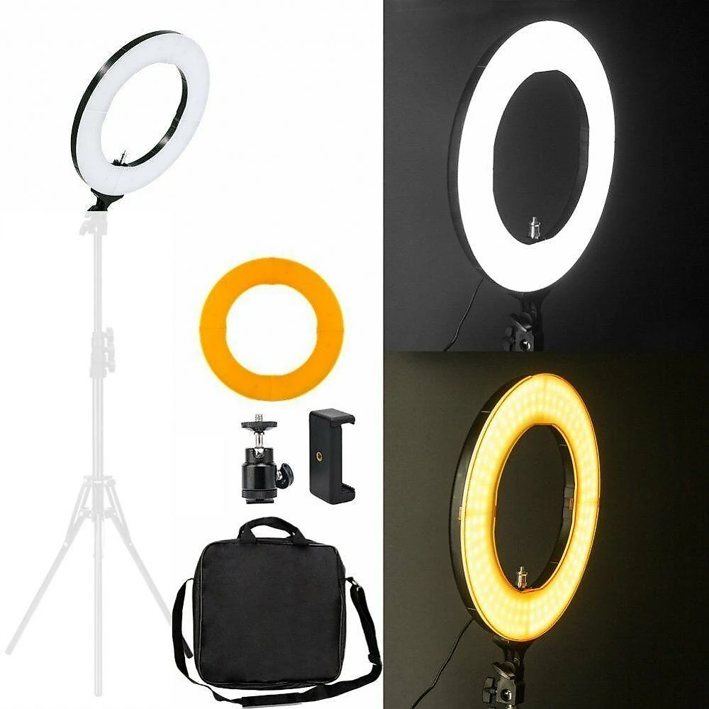 Iluminador Led Ring Light 18 Circular 240 50W Lorben GT719