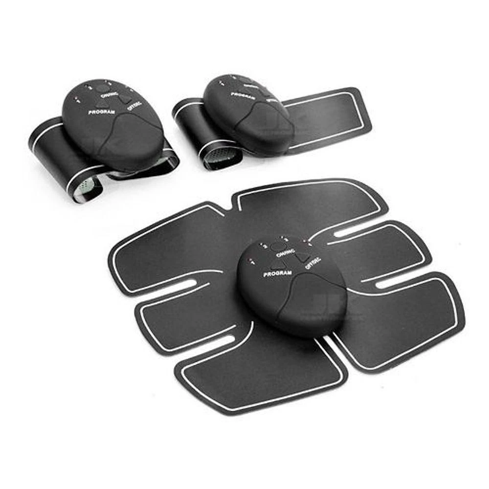 Cinta Tonificador Abdominal Muscular Massagem Eletrica Novo 3 Em 1