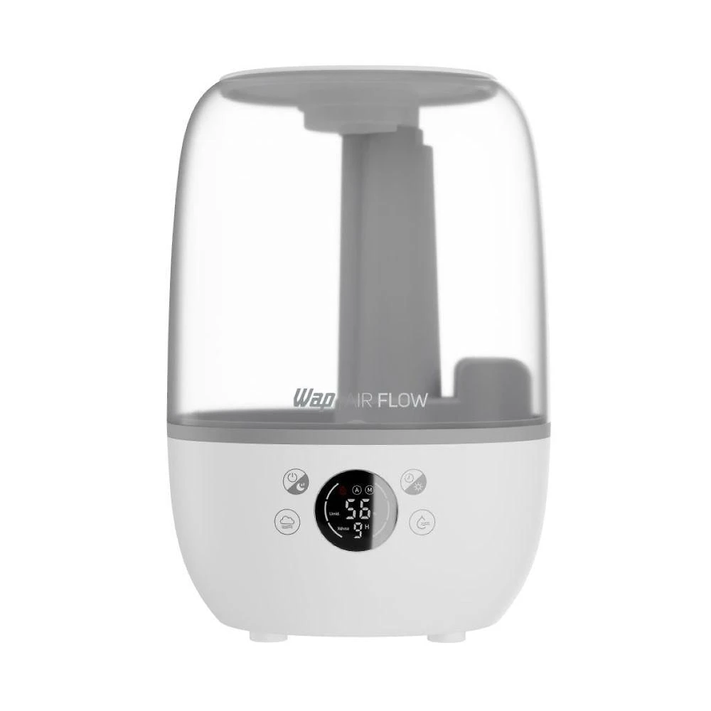 Umidificador de Ar Digital Air Flow WAP 3 em 1 com LED e Timer Branco Bivolt