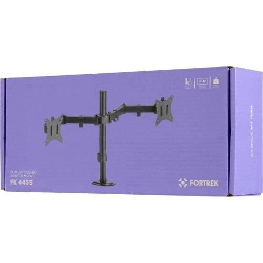 Suporte Articulado Para Dois Monitores Fortrek Fk 445s 17"-32"