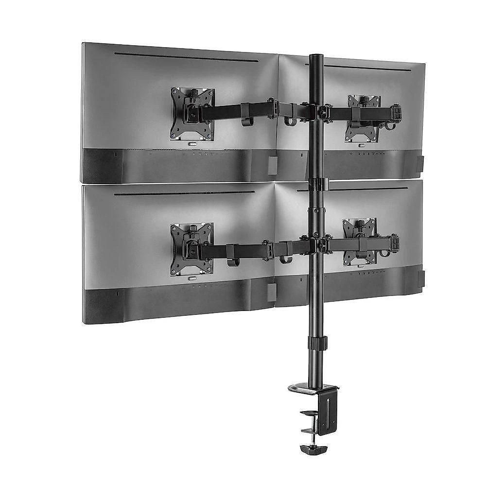 Suporte para 4 Monitores Vertical 17-32 Polegadas Smq440c com Braçadeira de Mesa Vinik