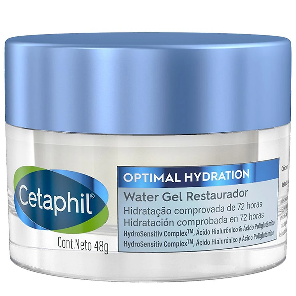 Gel hidratante facial restaurador cetaphil water gel optimal hydration 48g