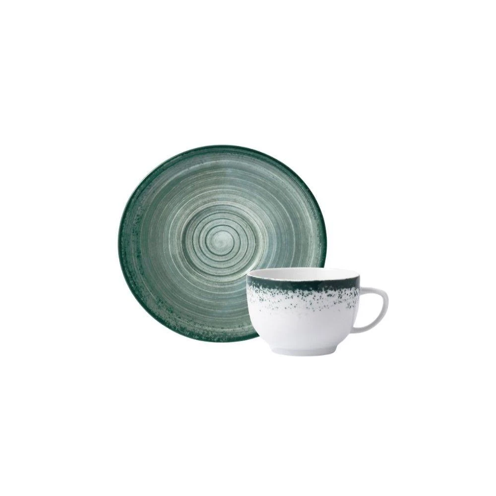 Miniatura Aparelho De Jantar 42 Peças Esfera Verde Schmidt