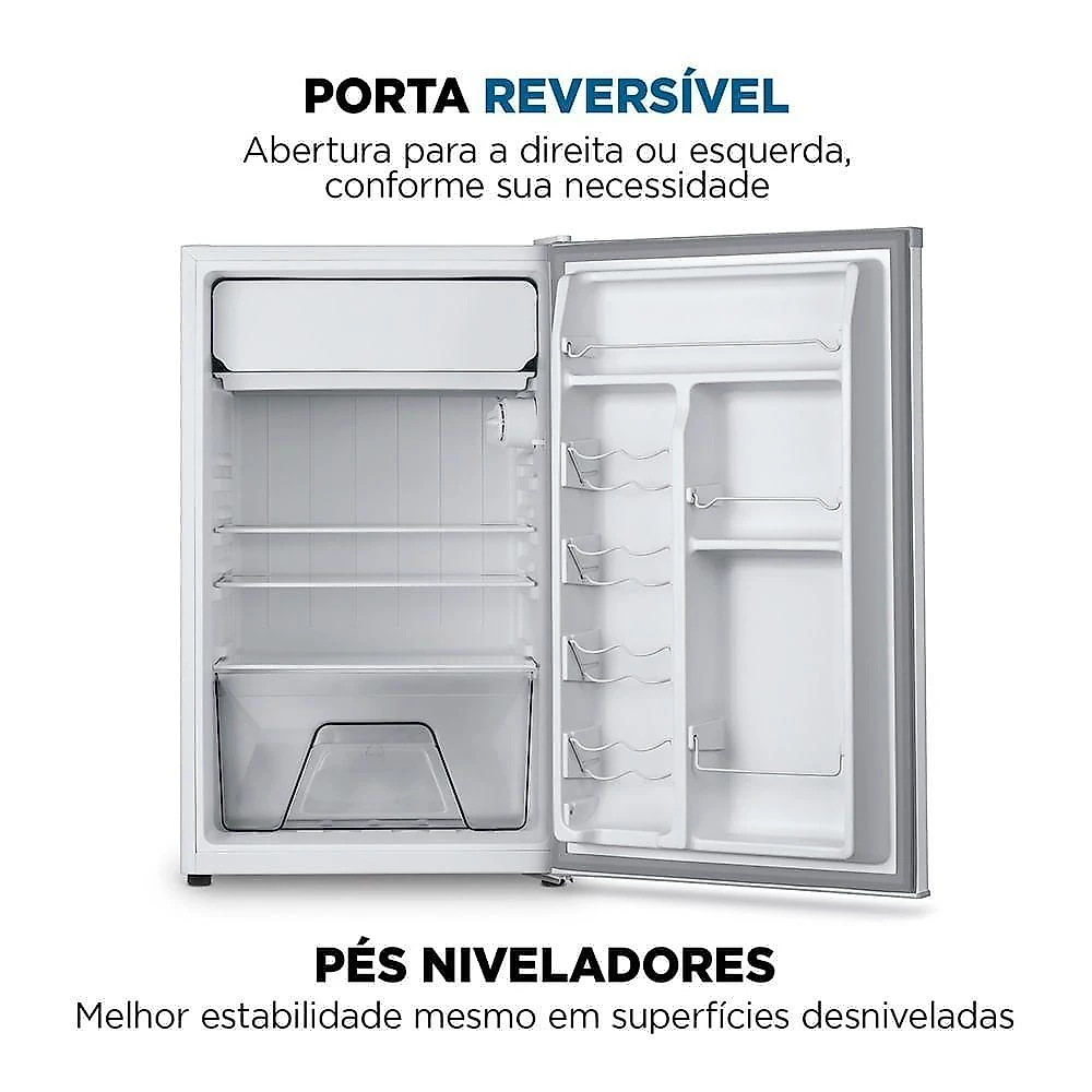 Frigobar Mondial 120L Porta Reversível Branco FGB-01-W120 110V