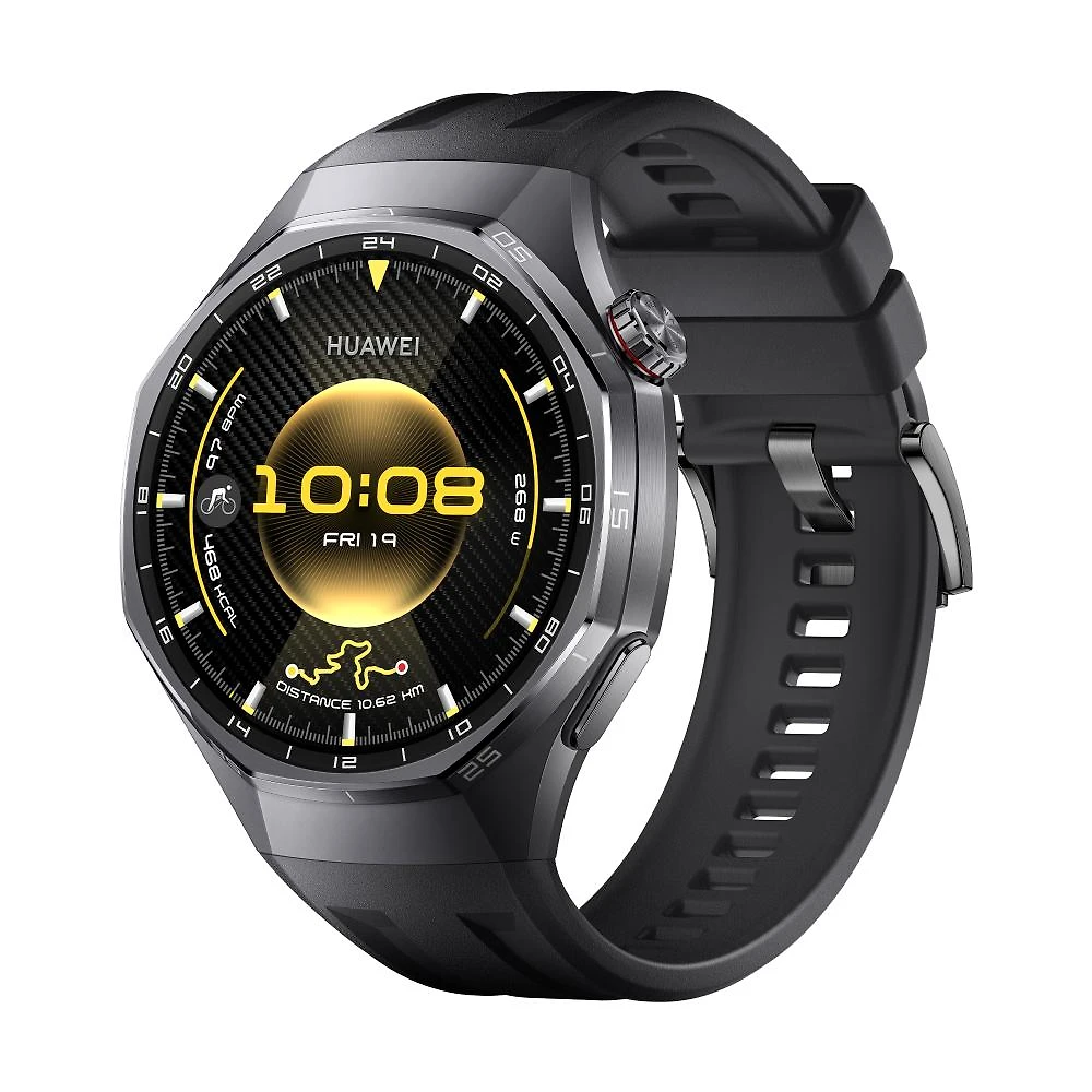 HUAWEI WATCH GT 6 Pro 46mm | Smartwatch Relogio | Vidro Safira e Liga de Titânio | GPS Integrado Preto
