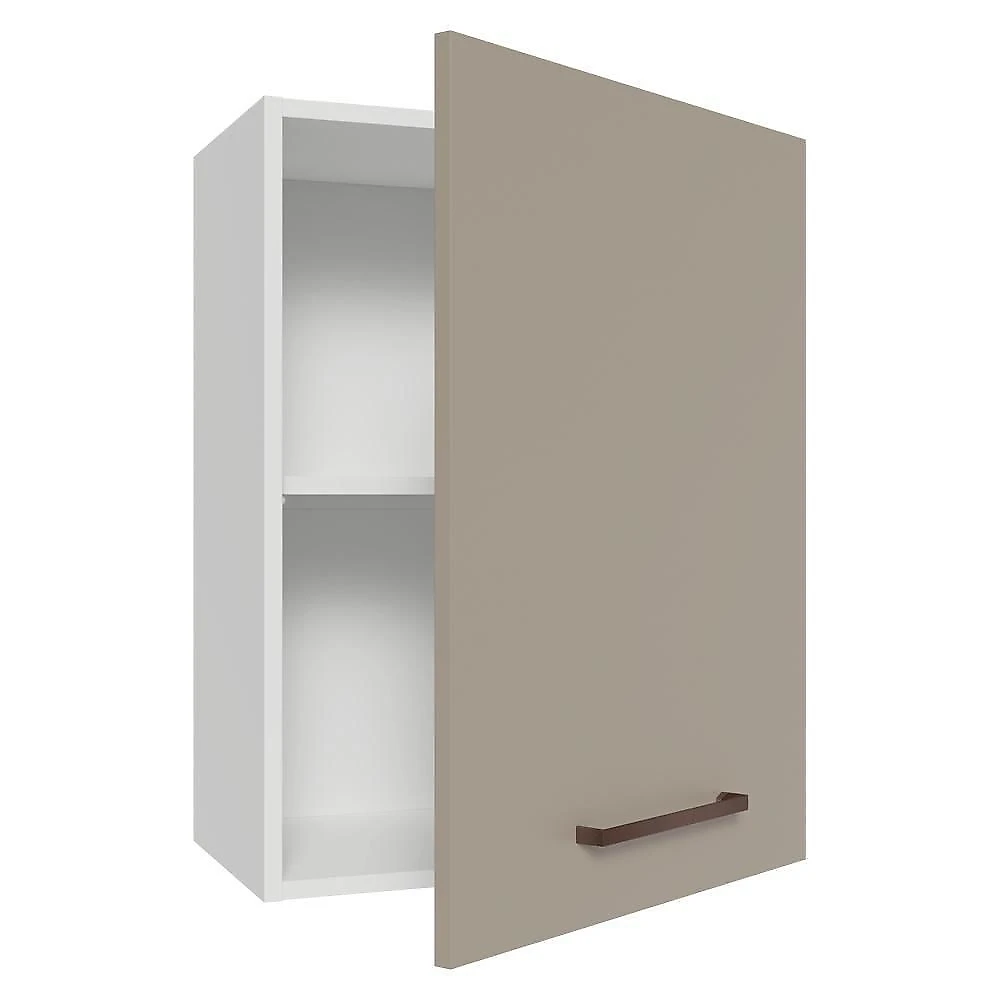 Armário Aéreo 50cm 1 Porta Branco/crema Agata Madesa Branco/crema