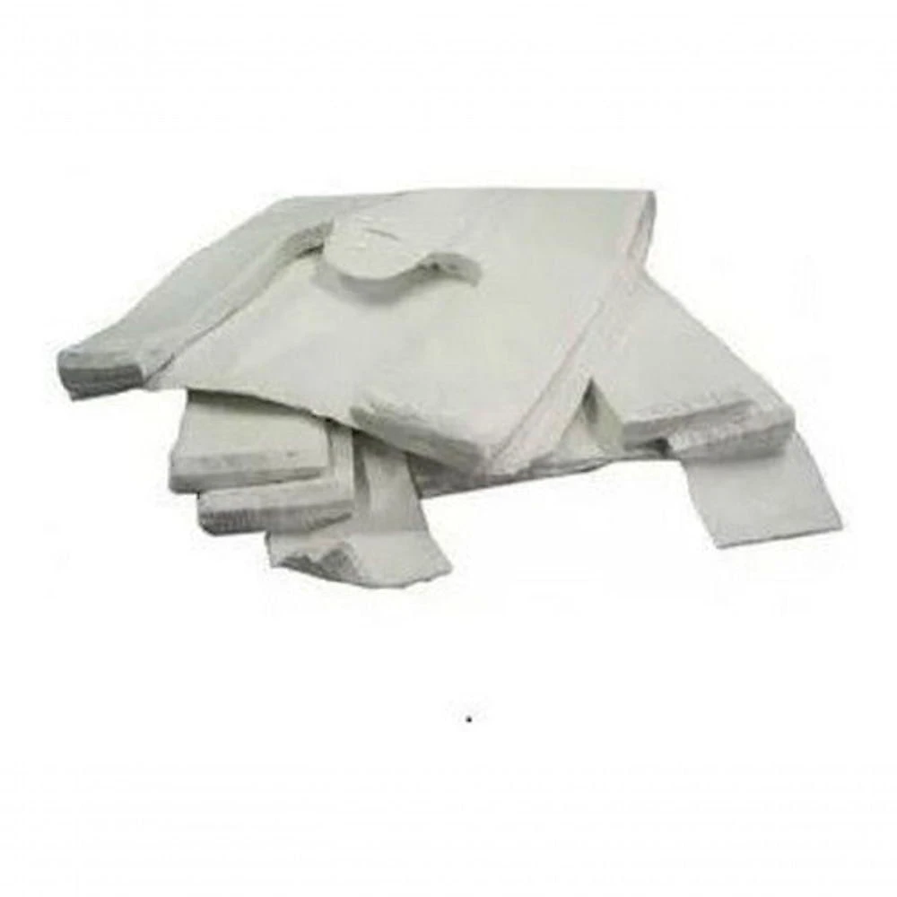Sacola Plástica Reciclada 90x100 Pacote 5 kg Reforçada branca-creme Higipack