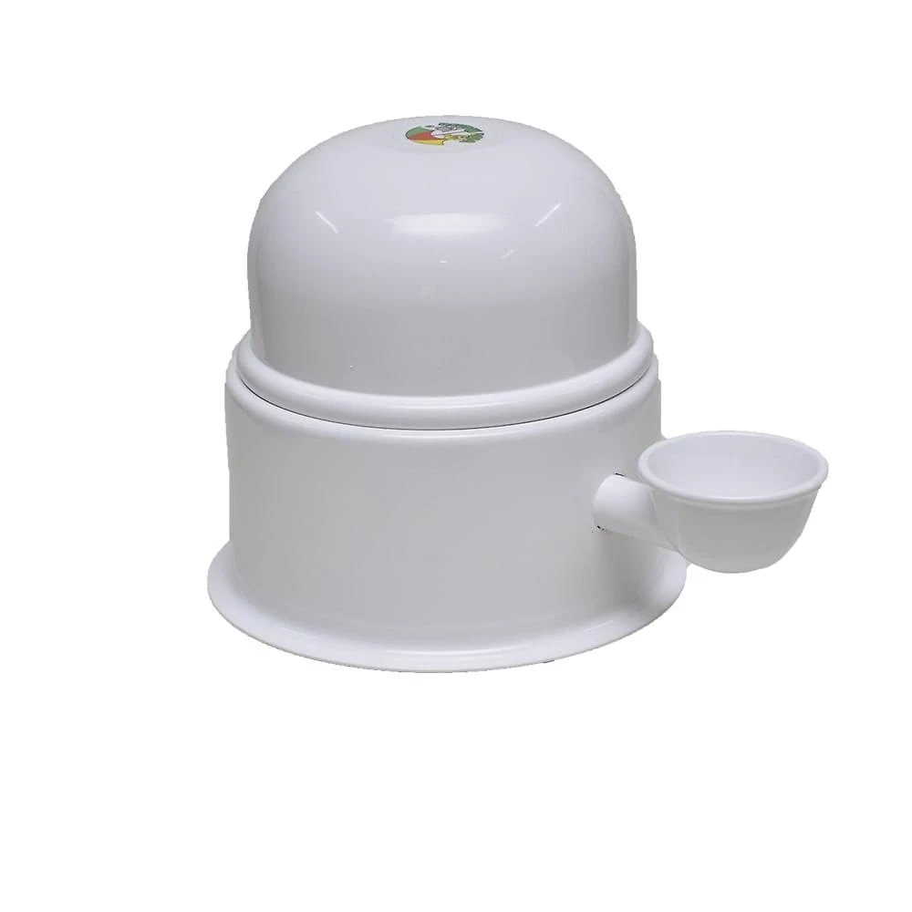 Bebedouro Vida Mansa Alumínio Branco para Raças Pequenas - 1,4 L