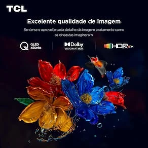 Miniatura Smart TV 85” TCL 85P7K 4K QLED UHD 60Hz com Sistema Operacional Google TV