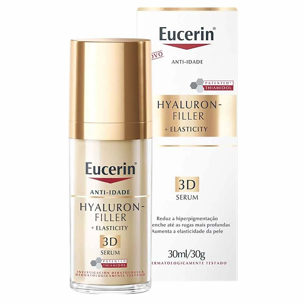 Sérum facial anti-idade firmador eucerin hyaluron-filler elasticity 3d 30ml