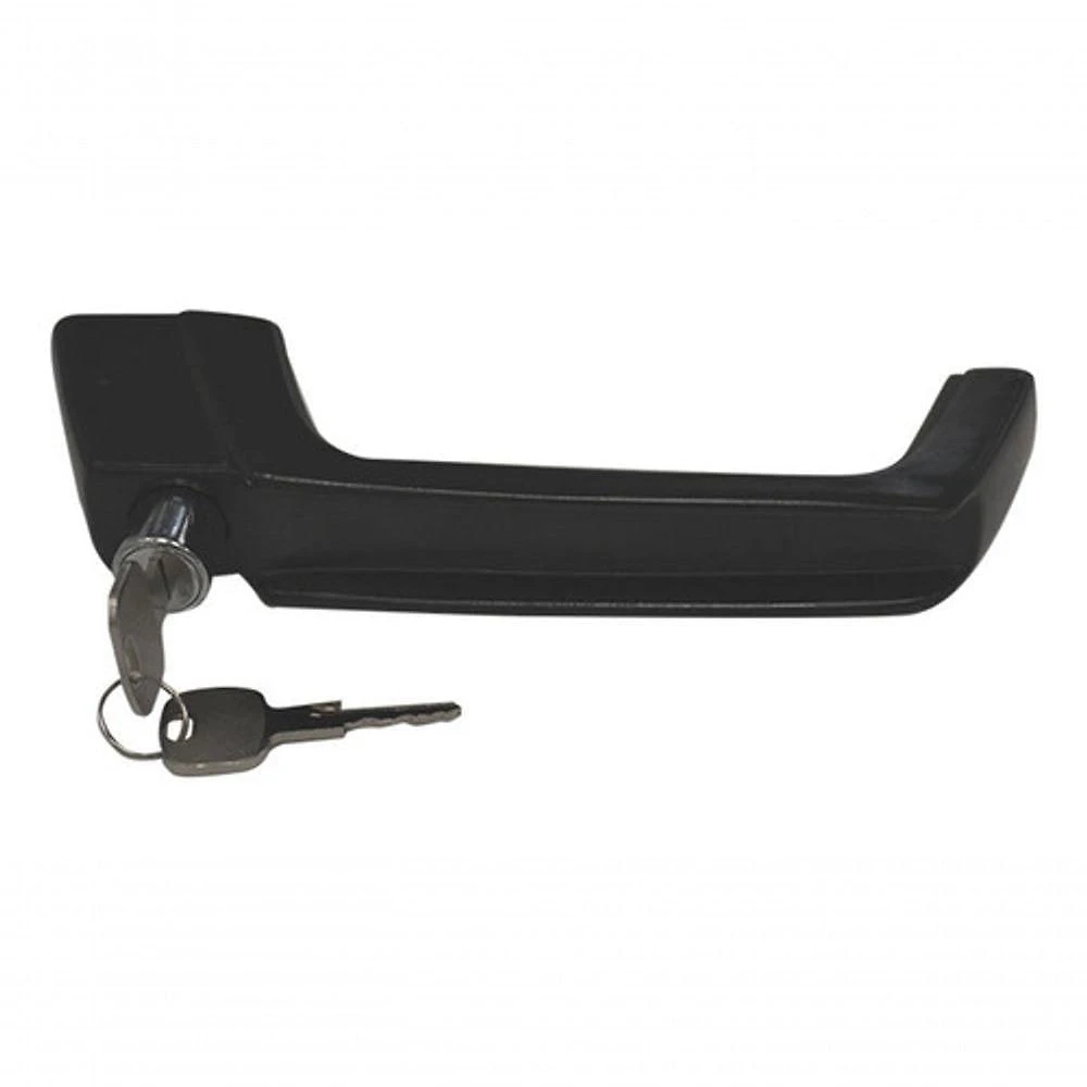 Maçaneta Externa Porta Esq Caminhões Volvo Até 92 Preta [f103]