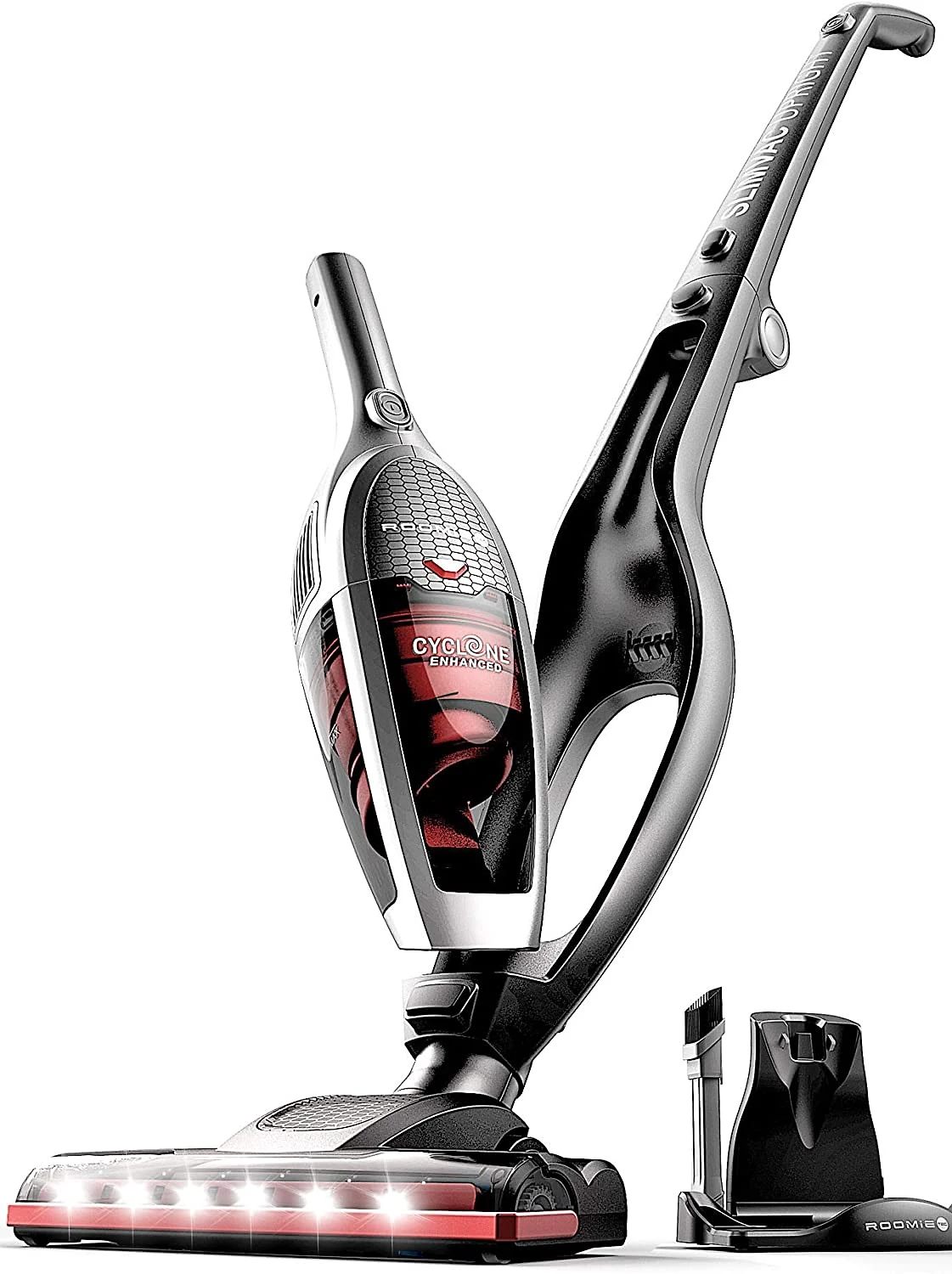 ROOMIE TEC Aspirador de Pó sem Fio 2 em 1 2200mAh Bateria
