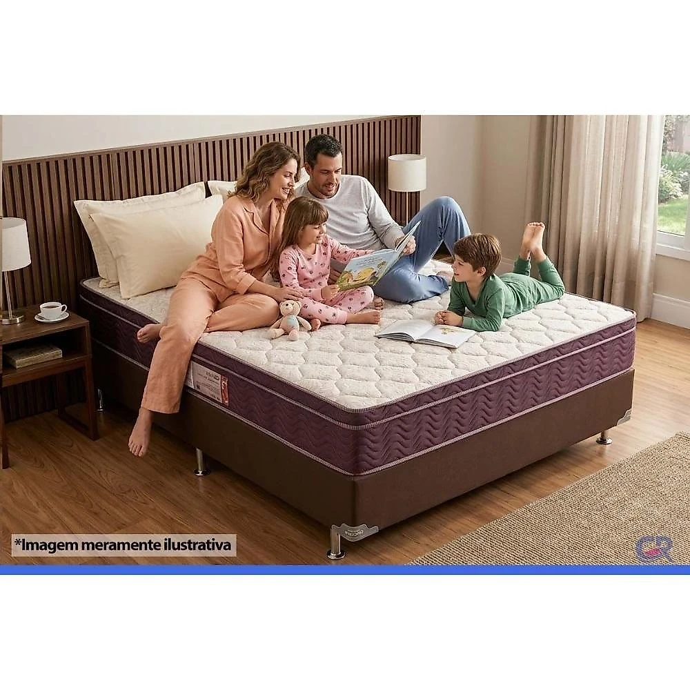 Colchão Solteiro Ortopédico Anatômico D28 Euro Pillow 78x188x28CM Ortobom