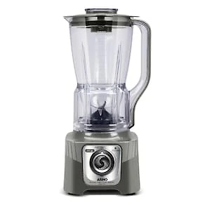 Liquidificador Arno Power Max XXL LN87 2200W* Jarra 2,25L 6 Lâminas Powelix Cinza