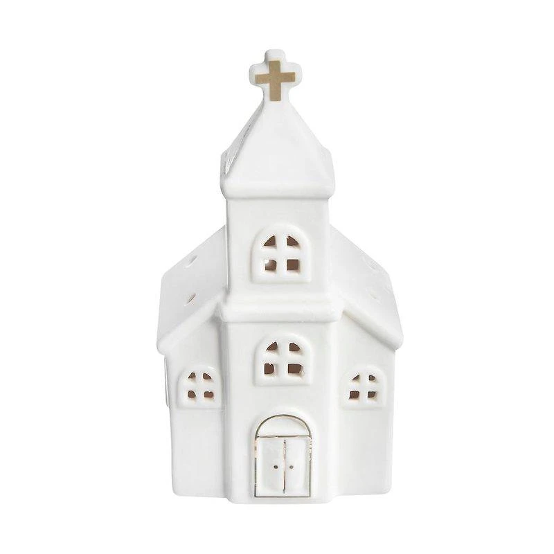 ADORNO CASINHA LED JOY BAIXO MERRY 17 CM SAZ HOME STYLE